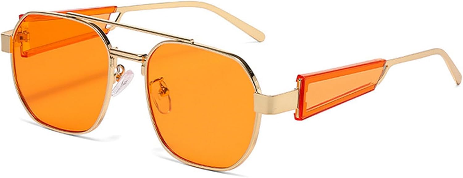 Ретро-модные квадратные солнцезащитные очки для женщин и мужчин, модные трендовые очки с защитой от УФ-излучения UV400, панк-стиль, сине-зеленые солнцезащитные очки mincl, C4
Ретро-модные квадратные солнцезащитные очки для женщин и мужчин, модные трендовые очки с защитой от УФ-излучения UV400, панк-стиль, сине-зеленые солнцезащитные очки mincl, C4