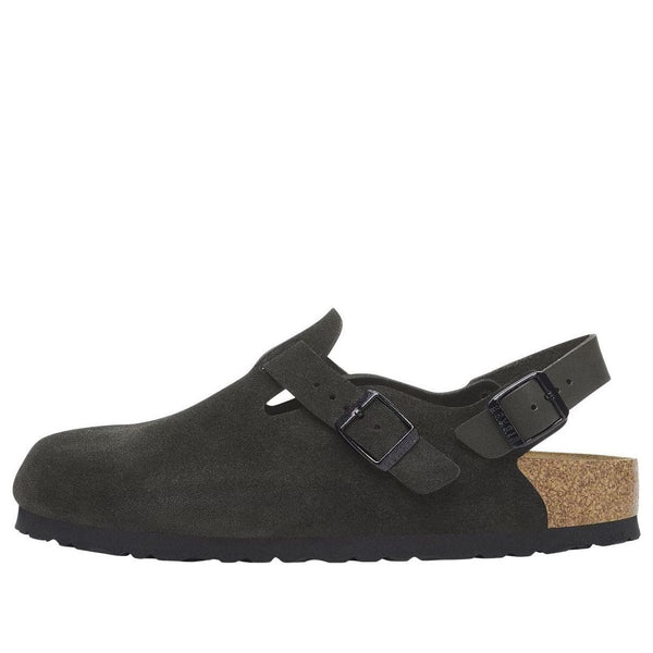 Сандалии tokio taupe suede Birkenstock, черный 
Сандалии tokio taupe suede Birkenstock, черный