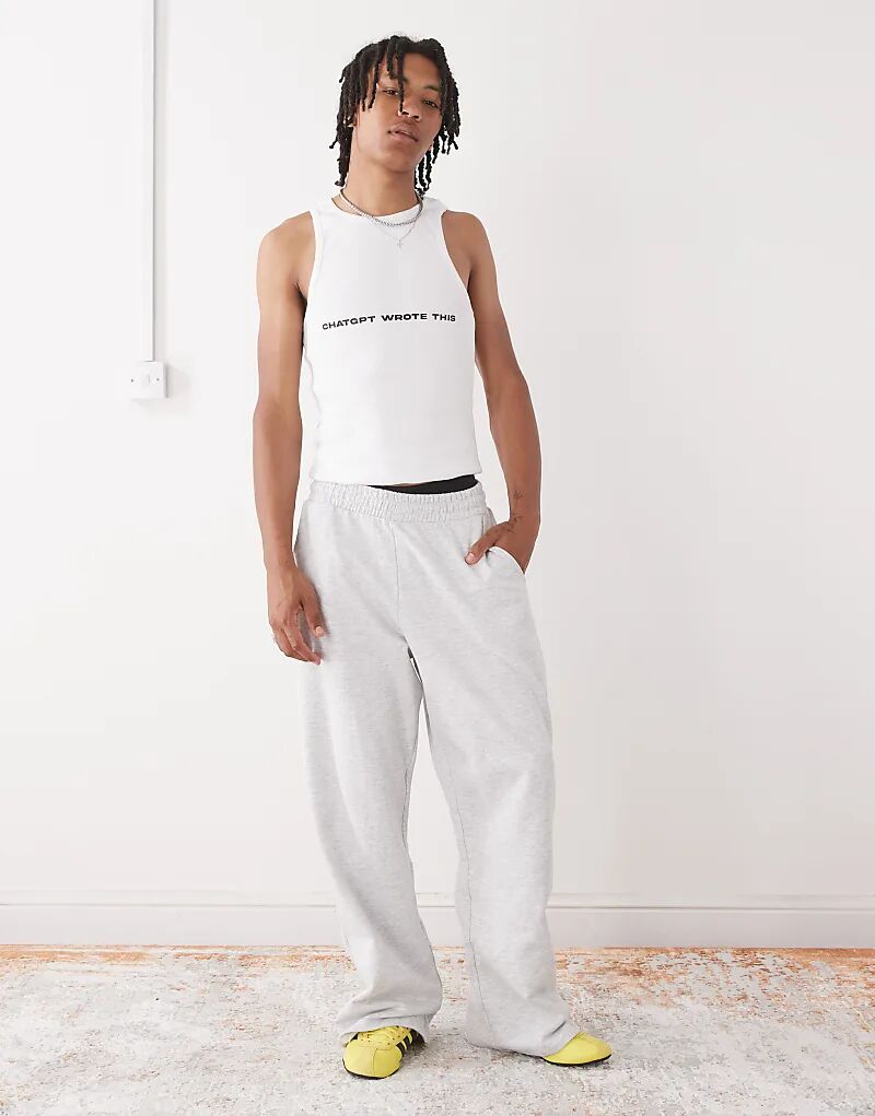 COLLUSION Свободные спортивные штаны для скейтбординга серого цвета
COLLUSION Свободные спортивные штаны для скейтбординга серого цвета