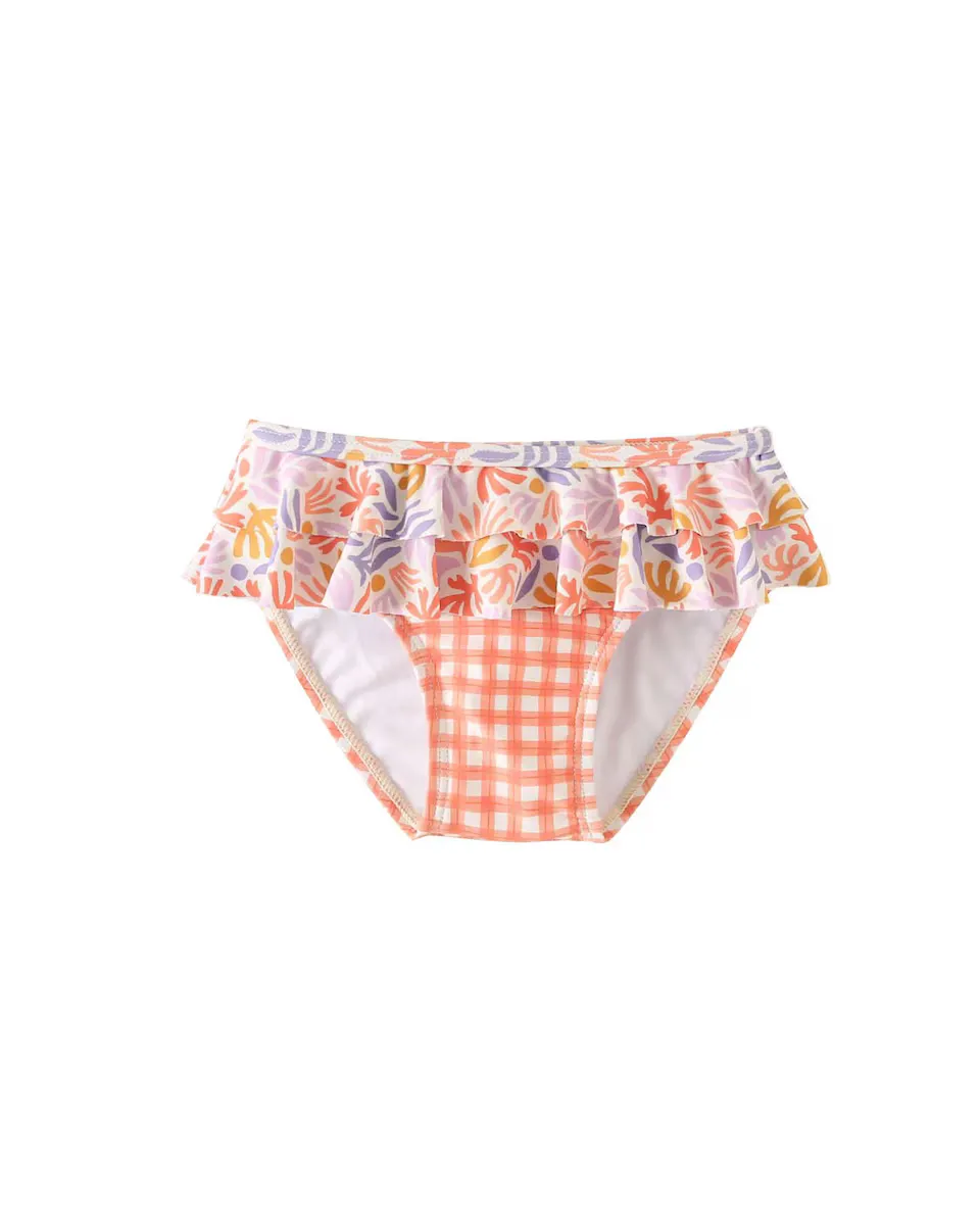 Оранжевый комбинезон в клетку для девочки с цветочными оборками Dadati
Оранжевый комбинезон в клетку для девочки с цветочными оборками Dadati