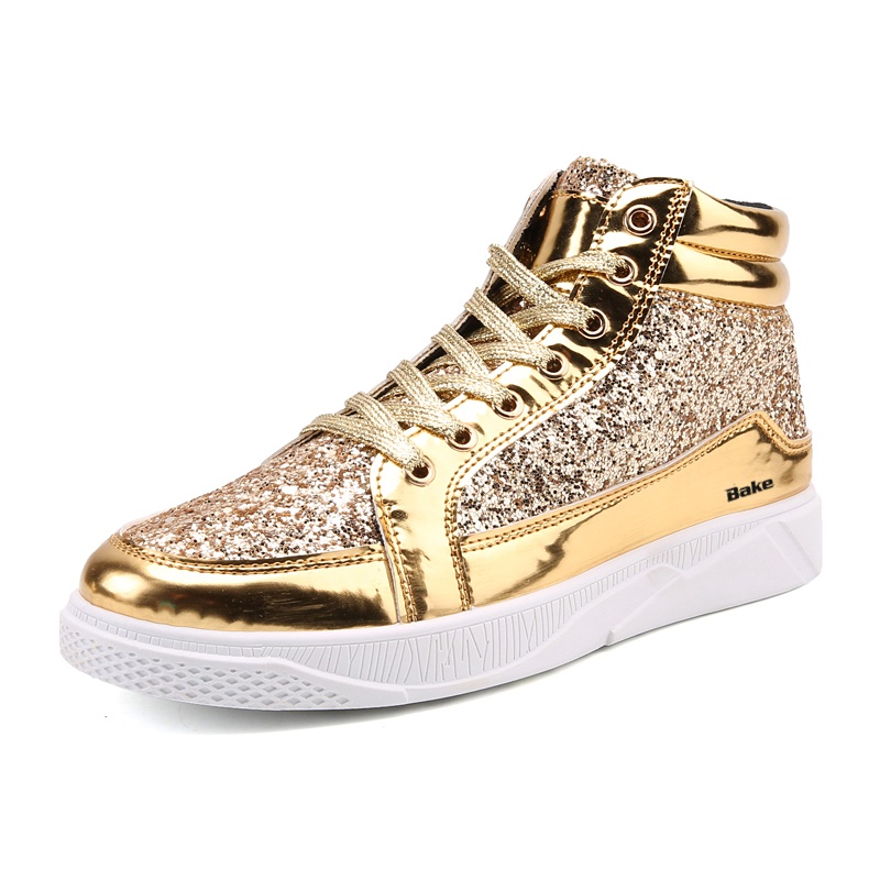 Мужские высокие кроссовки для скейтбординга с противоскользящим покрытием BAKE, Gold
Мужские высокие кроссовки для скейтбординга с противоскользящим покрытием BAKE, Gold