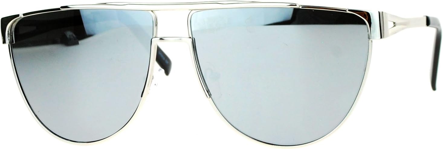 Модные солнцезащитные очки с плоской верхней частью, металлической оправой, стильные дизайнерские, серебристые, с серебристым зеркальным покрытием PASTL, Silver (Silver Mirror)
Модные солнцезащитные очки с плоской верхней частью, металлической оправой, стильные дизайнерские, серебристые, с серебристым зеркальным покрытием PASTL, Silver (Silver Mirror)