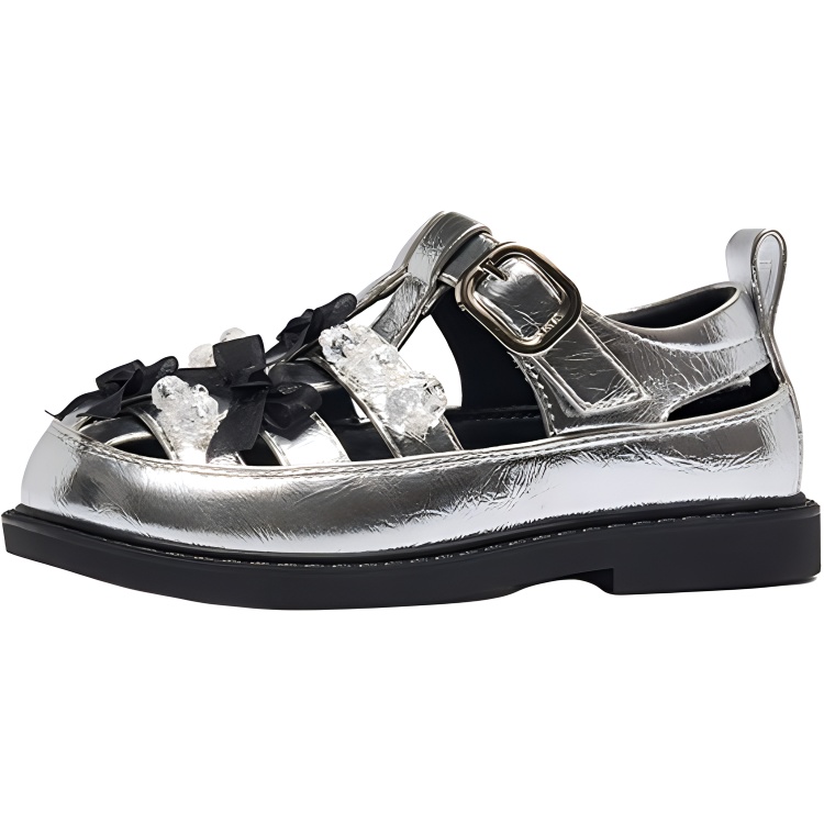 Детские сандалии с низким верхом, устойчивые к истиранию, дышащие TATA, серебряный
Детские сандалии с низким верхом, устойчивые к истиранию, дышащие TATA, серебряный