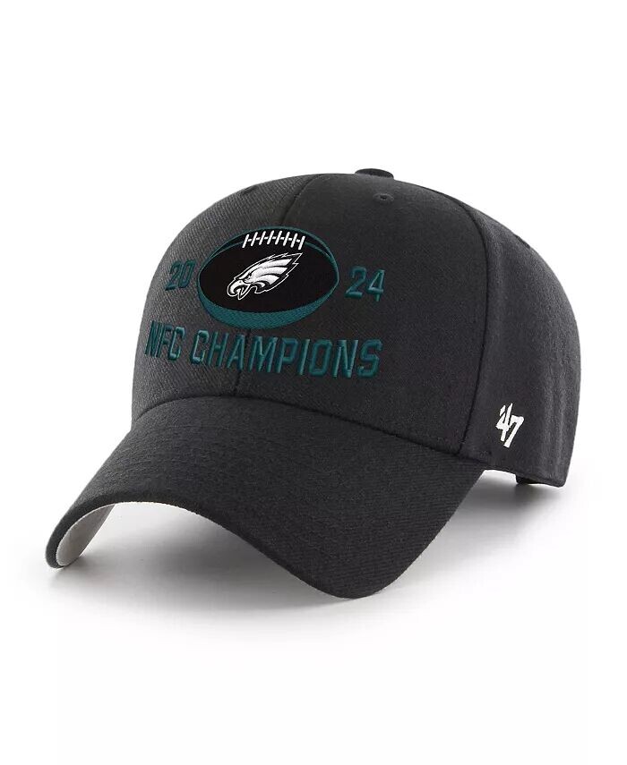 Мужская черная регулируемая кепка Philadelphia Eagles 2024 NFC Champions MVP '47 Brand
Мужская черная регулируемая кепка Philadelphia Eagles 2024 NFC Champions MVP '47 Brand