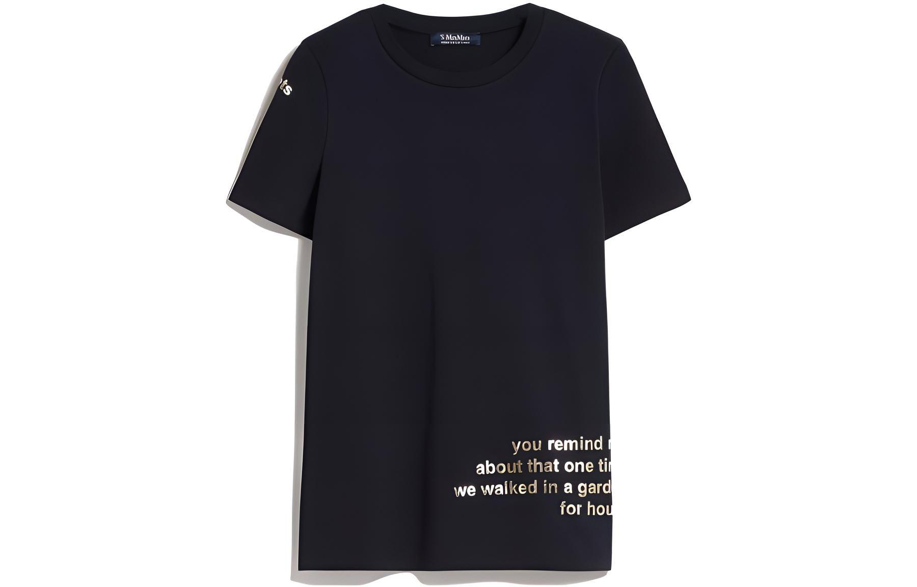 Футболка с принтом "S MAX MARA" 
Футболка с принтом "S MAX MARA"