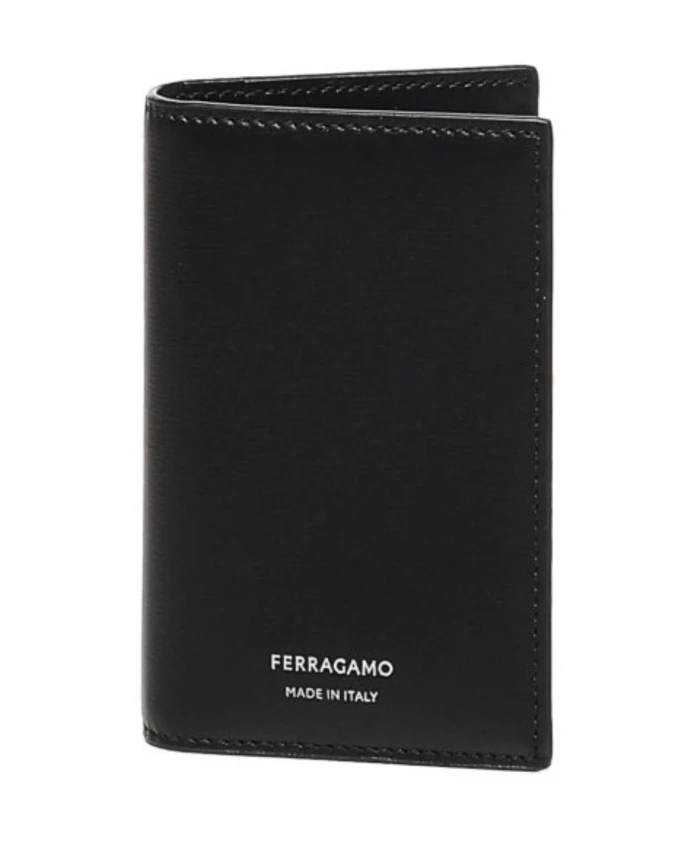 Кожаный складной кошелек Florence Ferragamo, черный
Кожаный складной кошелек Florence Ferragamo, черный