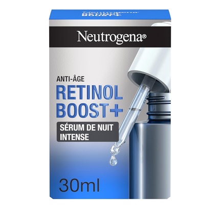Retinol Boost+ Интенсивная ночная сыворотка против старения 30 мл с капельницей Neutrogena 
Retinol Boost+ Интенсивная ночная сыворотка против старения 30 мл с капельницей Neutrogena