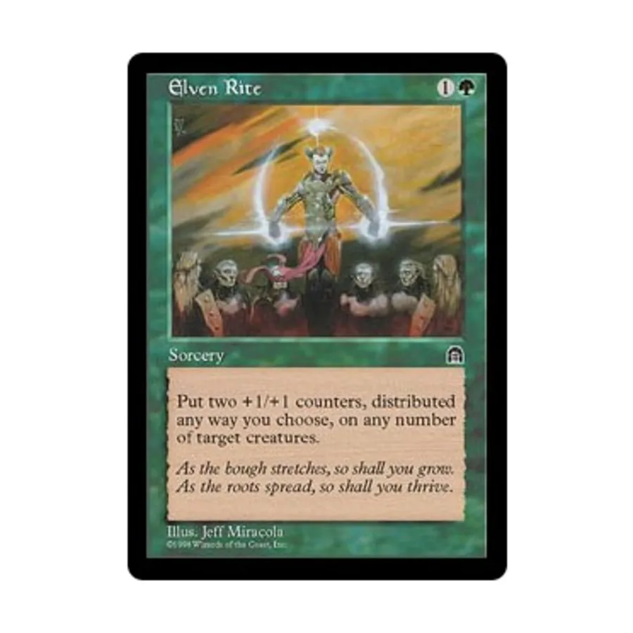 CCG Эльфийский обряд (U), MTG - Stronghold
CCG Эльфийский обряд (U), MTG - Stronghold