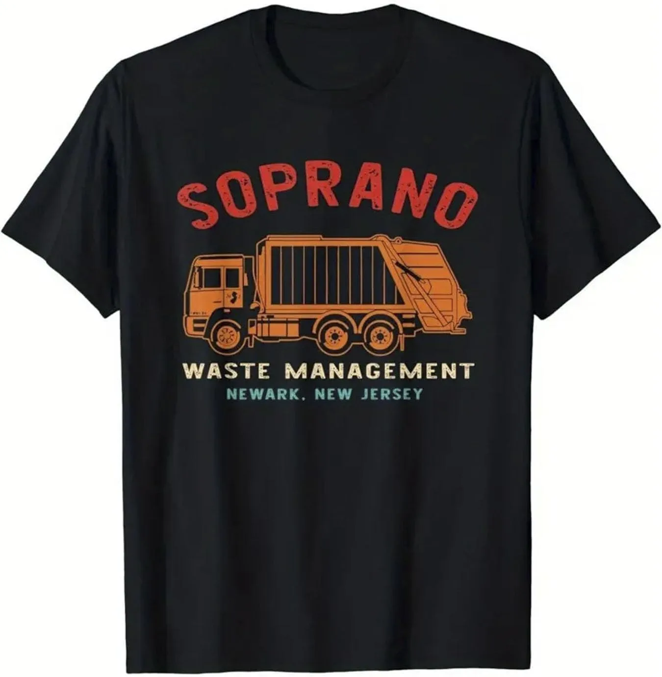 Мужская футболка Soprano Waste Management с принтом — 100% хлопок, круглый вырез, короткий рукав NEKO MENA
Мужская футболка Soprano Waste Management с принтом — 100% хлопок, круглый вырез, короткий рукав NEKO MENA
