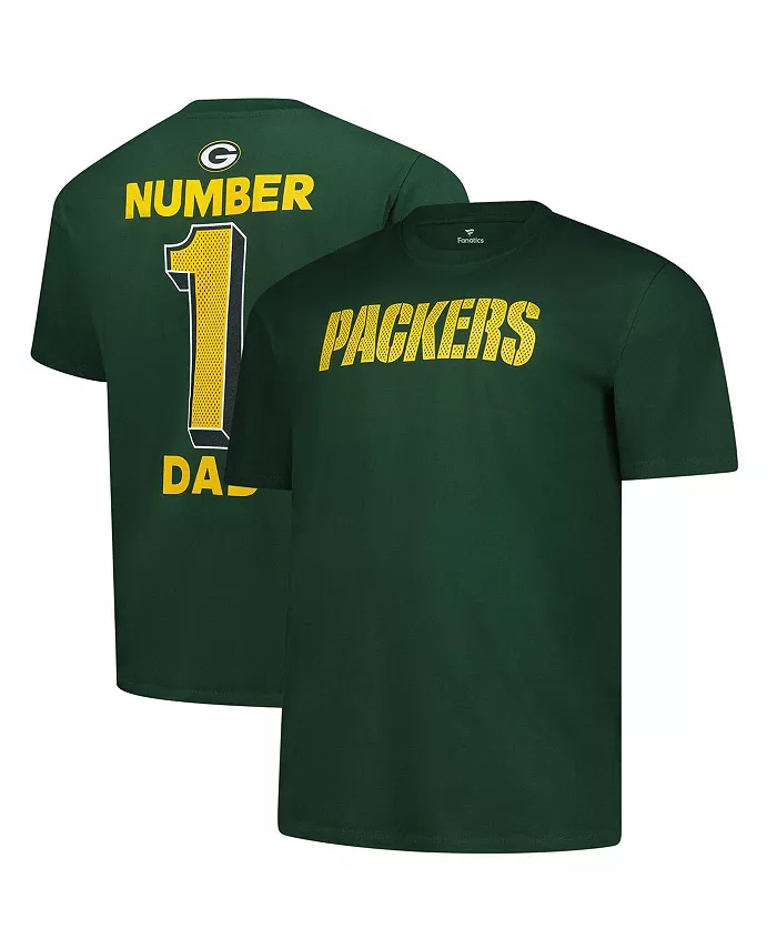 Мужская футболка Big Tall Number One Dad Green Bay Packers Fanatics
Мужская футболка Big Tall Number One Dad Green Bay Packers Fanatics