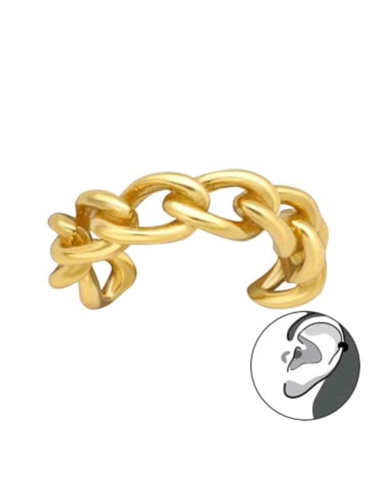 Alexander York Цепочка для сережек-каффов из золота и серебра
Alexander York Цепочка для сережек-каффов из золота и серебра