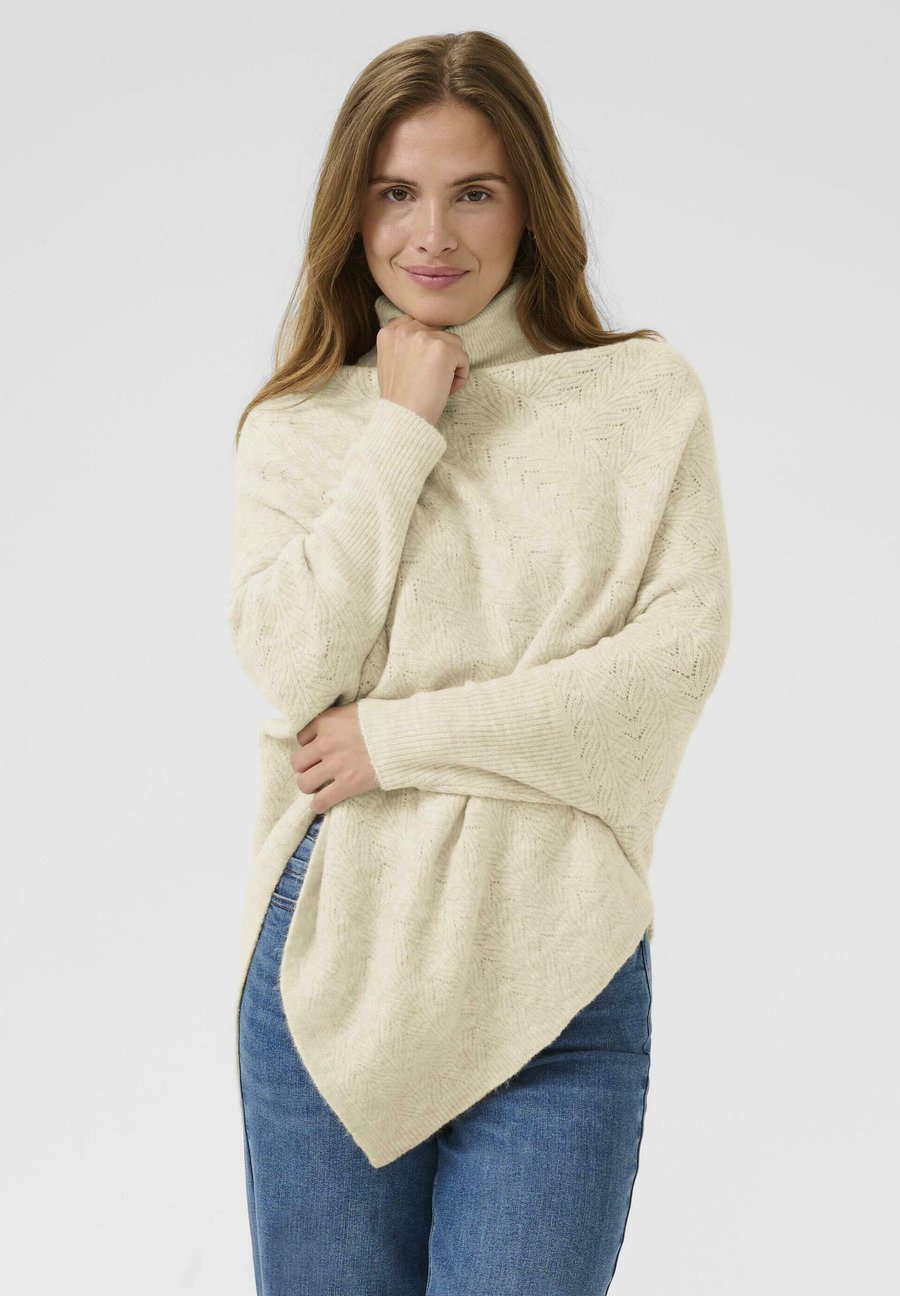 Джемпер Kaffe KAJENNIE ROLLNECK PONCHO, Eggnog Melange/Beige
Джемпер Kaffe KAJENNIE ROLLNECK PONCHO, Eggnog Melange/Beige