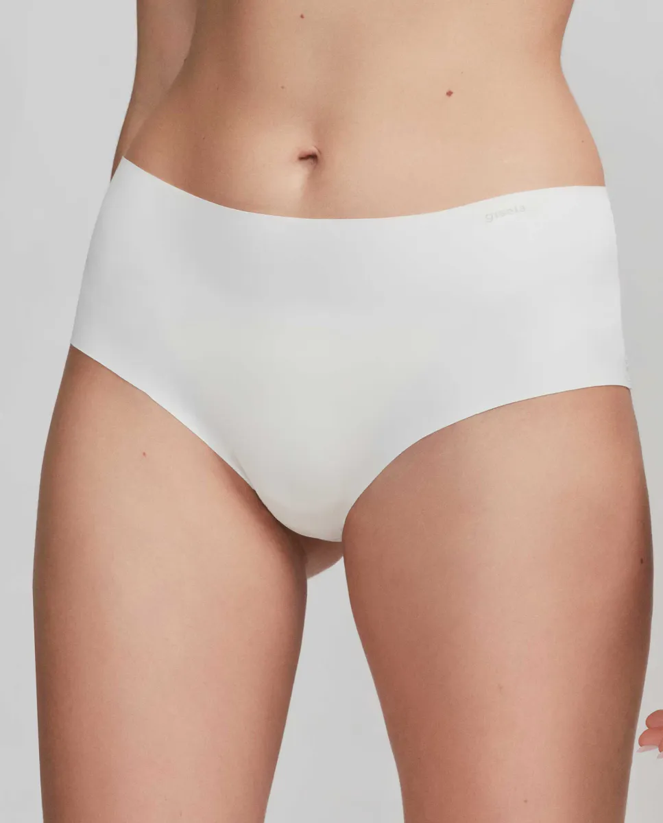 Высокие трусики с лазерной резкой из кружева и микрофибры Gisela, белый
Высокие трусики с лазерной резкой из кружева и микрофибры Gisela, белый