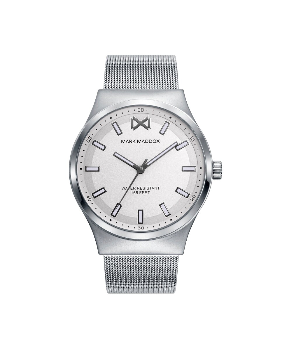 Мужские часы Marais из стали с миланской сеткой Mark Maddox, серебро
Мужские часы Marais из стали с миланской сеткой Mark Maddox, серебро