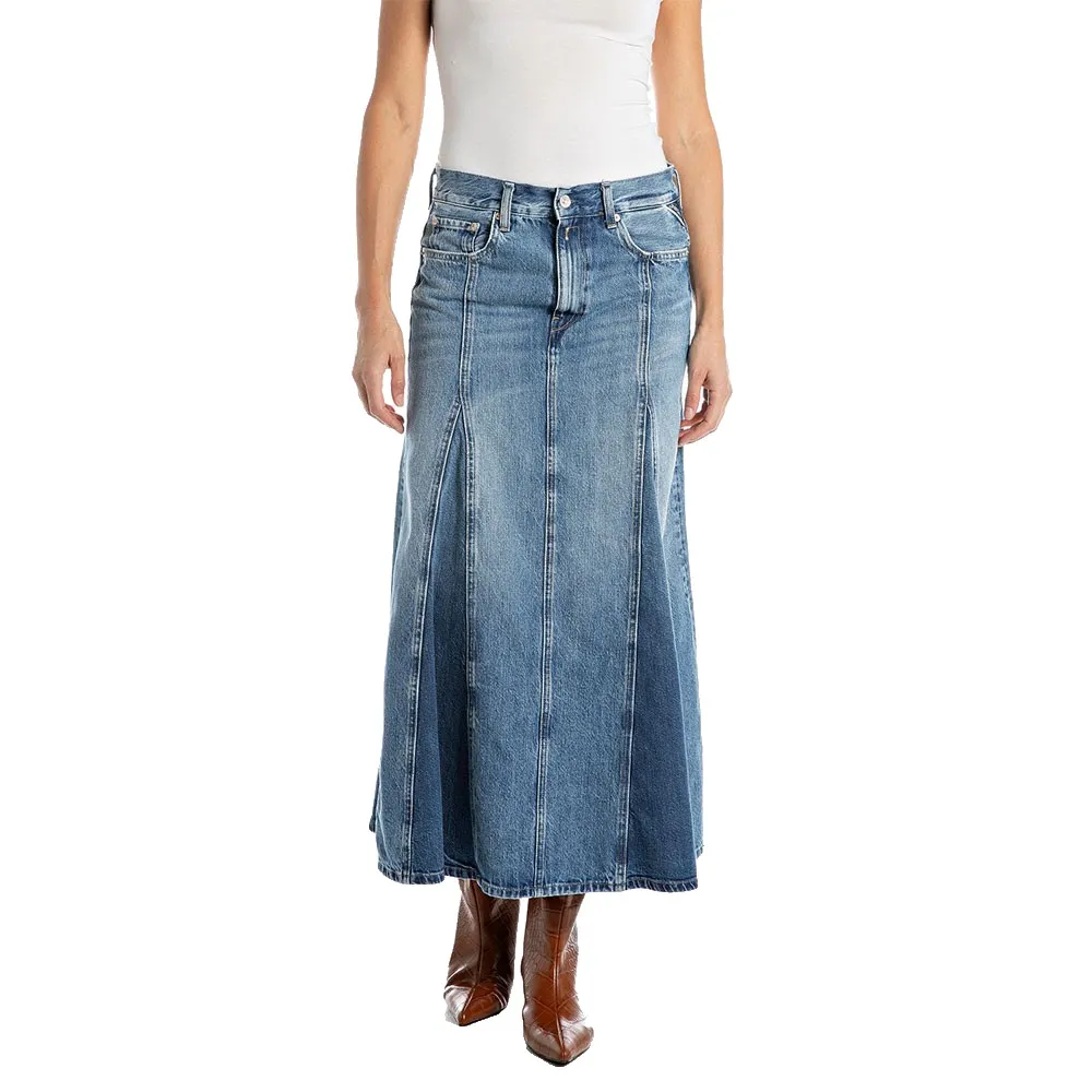 Юбка Replay W9984.000.10365 midi, синий
Юбка Replay W9984.000.10365 midi, синий