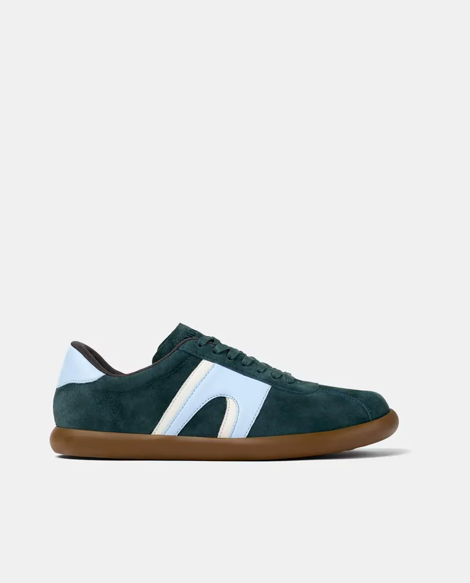 Гладкие мужские кожаные кроссовки Pelotas Soller на шнуровке Camper, зеленый
Гладкие мужские кожаные кроссовки Pelotas Soller на шнуровке Camper, зеленый