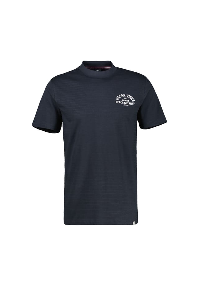 Полосатая футболка с принтом спереди и сзади Lerros, синий
Полосатая футболка с принтом спереди и сзади Lerros, синий