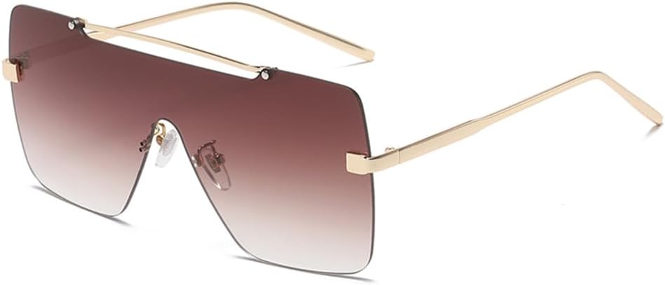 Большие солнцезащитные очки для женщин, плоская верхняя часть, градиентные линзы, цельные очки для мужчин, солнцезащитные очки UV400 для активного отдыха LANGSER, Brown
Большие солнцезащитные очки для женщин, плоская верхняя часть, градиентные линзы, цельные очки для мужчин, солнцезащитные очки UV400 для активного отдыха LANGSER, Brown