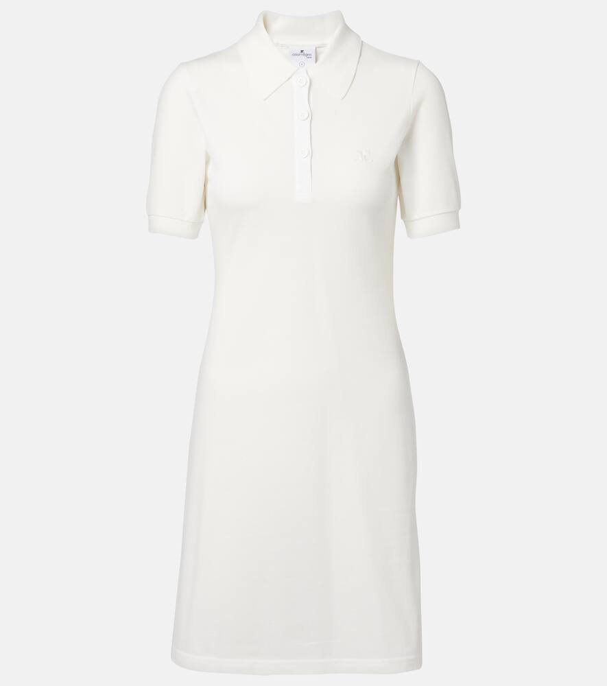 Хлопковое пике поло платье Courrèges, Natural
Хлопковое пике поло платье Courrèges, Natural