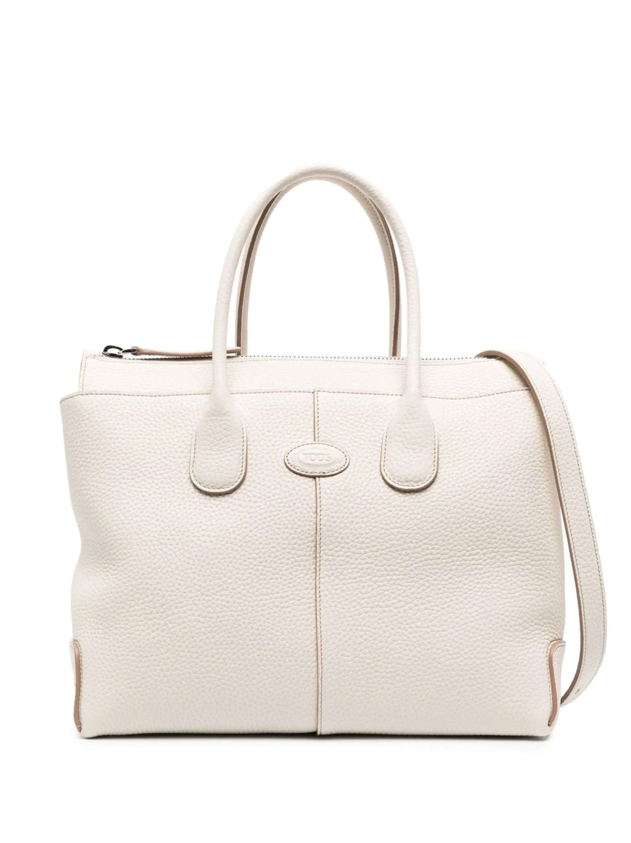 Сумка-тоут из зернистой кожи Tod'S, белый
Сумка-тоут из зернистой кожи Tod'S, белый