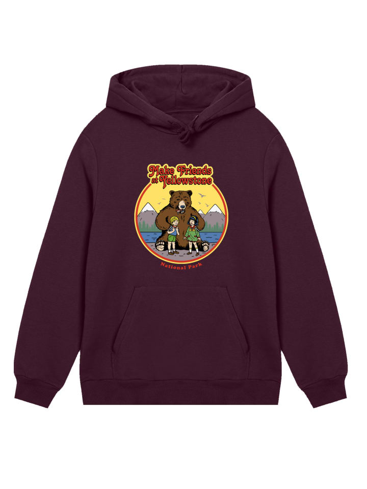 F4NT4STIC Толстовка с капюшоном «Национальные парки США заводят друзей в Йеллоустоне» (бордового цвета)
F4NT4STIC Толстовка с капюшоном «Национальные парки США заводят друзей в Йеллоустоне» (бордового цвета)