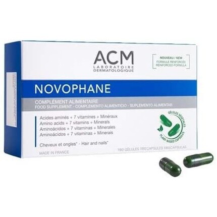 Новофан, добавка для выпадения волос, алопеции, ломкости волос и ногтей, восстановления роста, 180 капсул — запас на 3 месяца, Acm
Новофан, добавка для выпадения волос, алопеции, ломкости волос и ногтей, восстановления роста, 180 капсул — запас на 3 месяца, Acm