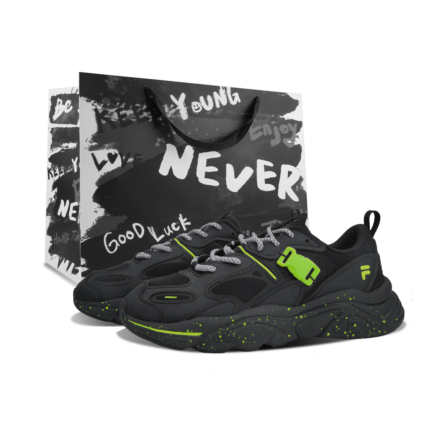 Mars 2 потрясающий синий сумка для покупок устойчивый к истиранию низкие повседневные туфли Unisex FILA, черный/зеленый
Mars 2 потрясающий синий сумка для покупок устойчивый к истиранию низкие повседневные туфли Unisex FILA, черный/зеленый