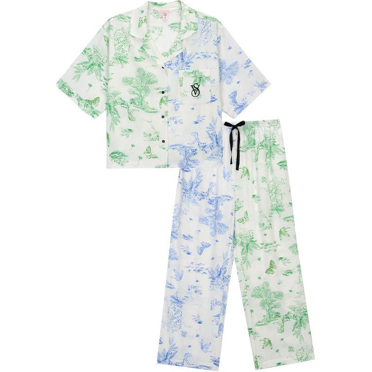Victoria's Secret Пижамный комплект Women's Blue Green Multicolor Print
Victoria's Secret Пижамный комплект Women's Blue Green Multicolor Print