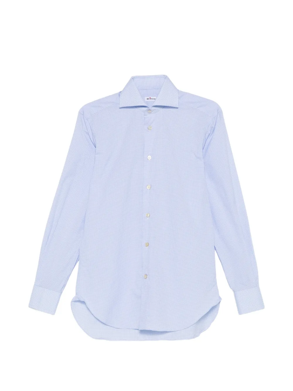 Рубашка в клетку на пуговицах Kiton, синий
Рубашка в клетку на пуговицах Kiton, синий