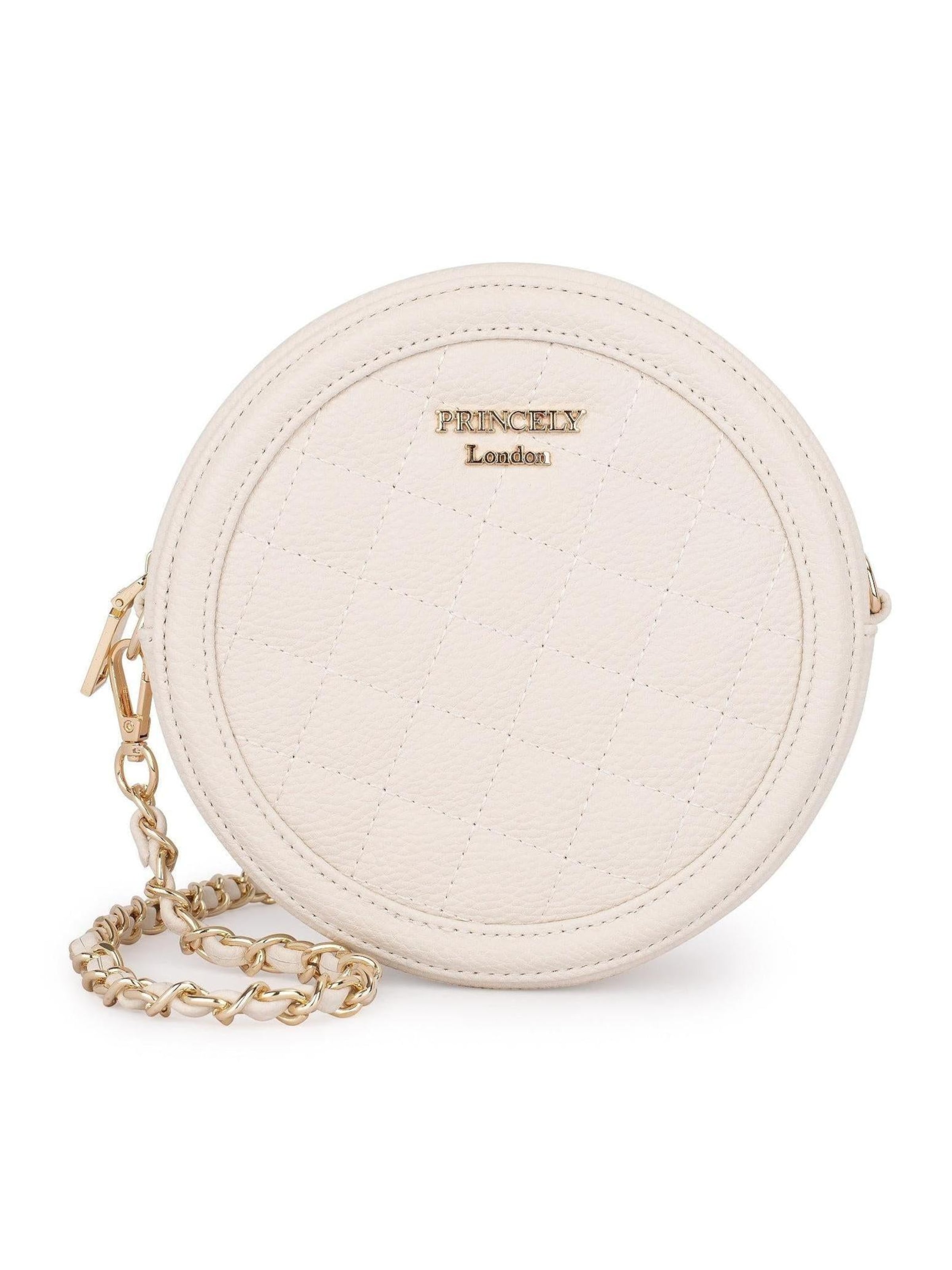 Princely London Плечевая сумка 'Polly' в цвете Off White
Princely London Плечевая сумка 'Polly' в цвете Off White