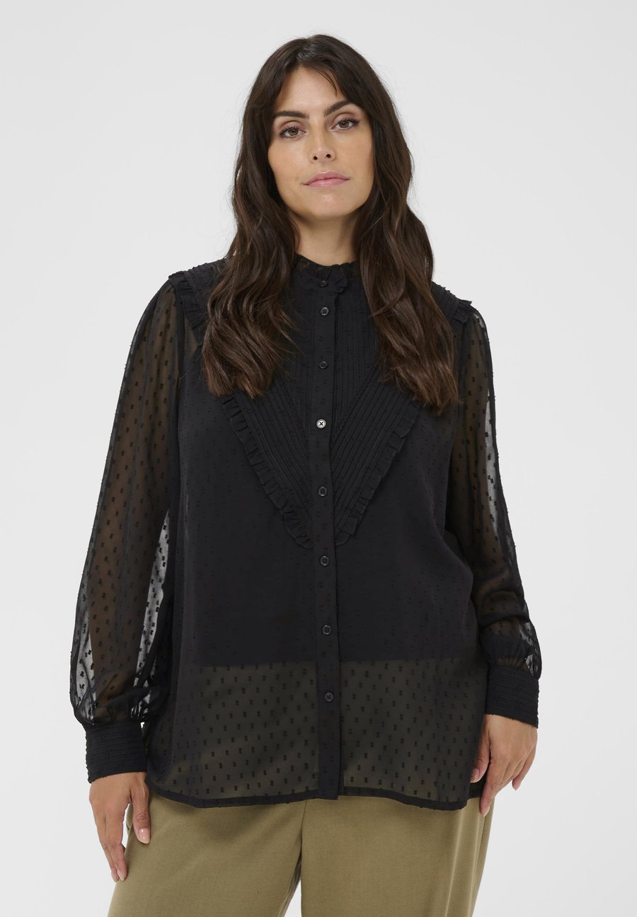 Блуза Kaffe Curve KCLINARA SHIRT, Black Deep/Mottled Black
Блуза Kaffe Curve KCLINARA SHIRT, Black Deep/Mottled Black