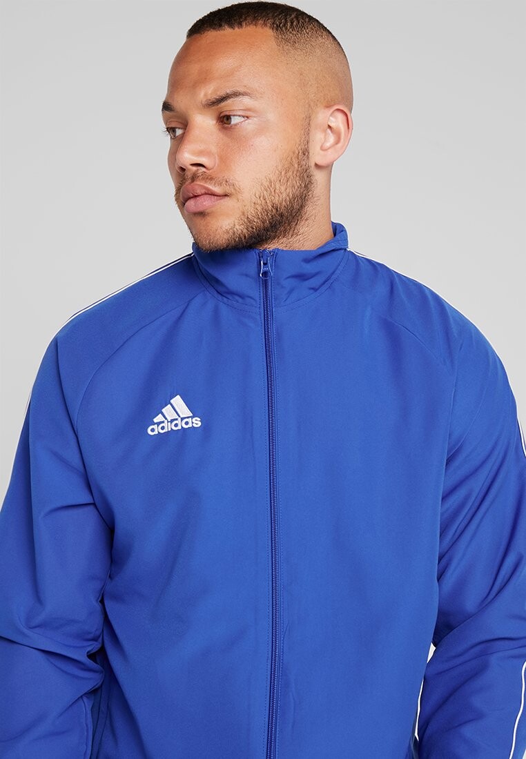 Спортивная куртка Core 18 adidas Performance, боблю/белый
Спортивная куртка Core 18 adidas Performance, боблю/белый