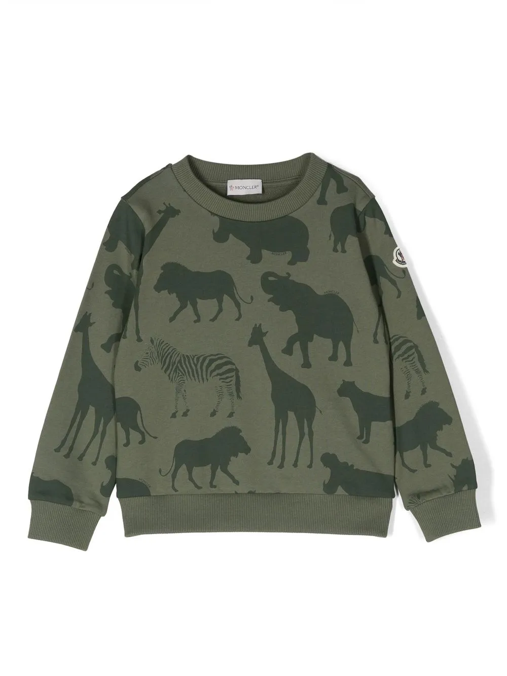Толстовка с анималистичным принтом Moncler Enfant, зеленый
Толстовка с анималистичным принтом Moncler Enfant, зеленый