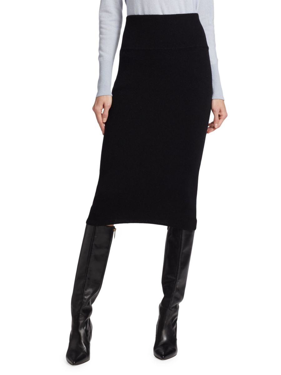 Юбка-карандаш из кашемира миди Saks Fifth Avenue, черный
Юбка-карандаш из кашемира миди Saks Fifth Avenue, черный