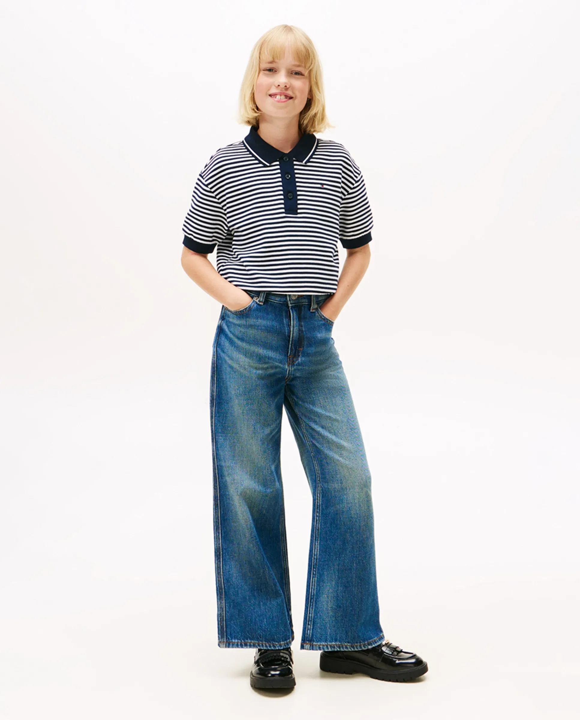 Джинсы-клеш для девочек Tommy Hilfiger, синий
Джинсы-клеш для девочек Tommy Hilfiger, синий