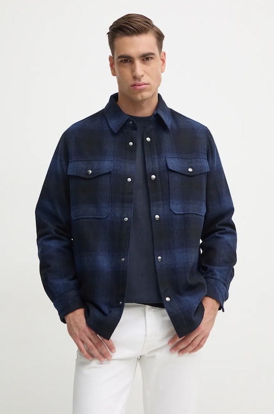 Шерстяная рубашка-куртка Tommy Hilfiger, темно-синий
Шерстяная рубашка-куртка Tommy Hilfiger, темно-синий