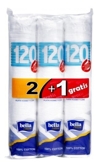 Ватные косметические диски, 120 шт., 3 упаковки. Bella
Ватные косметические диски, 120 шт., 3 упаковки. Bella