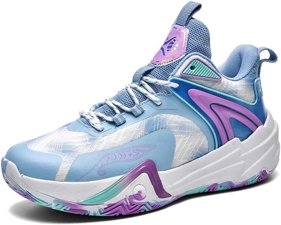 Унисекс баскетбольные кроссовки, нескользящие, износостойкие, амортизирующие, легкие, дышащие, для спорта и ходьбы Generic, фиолетовый
Унисекс баскетбольные кроссовки, нескользящие, износостойкие, амортизирующие, легкие, дышащие, для спорта и ходьбы Generic, фиолетовый