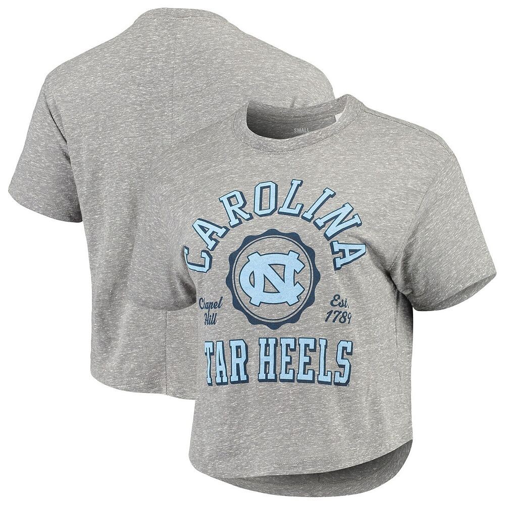Женская укороченная футболка Pressbox Grey North Carolina Tar Heels Bishop Tri-Blend Knobi, цвет Unc Grey 
Женская укороченная футболка Pressbox Grey North Carolina Tar Heels Bishop Tri-Blend Knobi, цвет Unc Grey