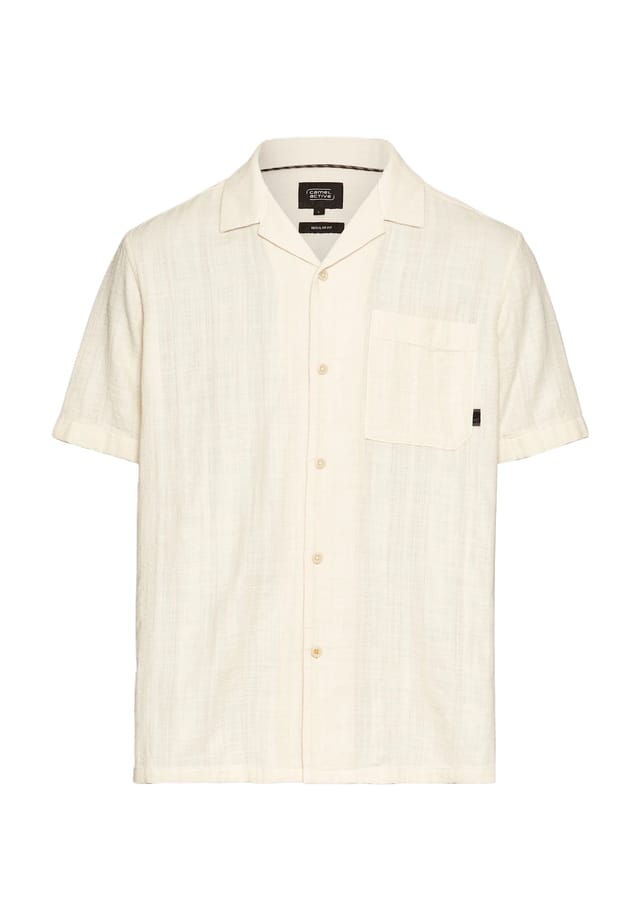 Повседневная рубашка обычного кроя с коротким рукавом и воротником-лацканами Camel Active, экрю
Повседневная рубашка обычного кроя с коротким рукавом и воротником-лацканами Camel Active, экрю