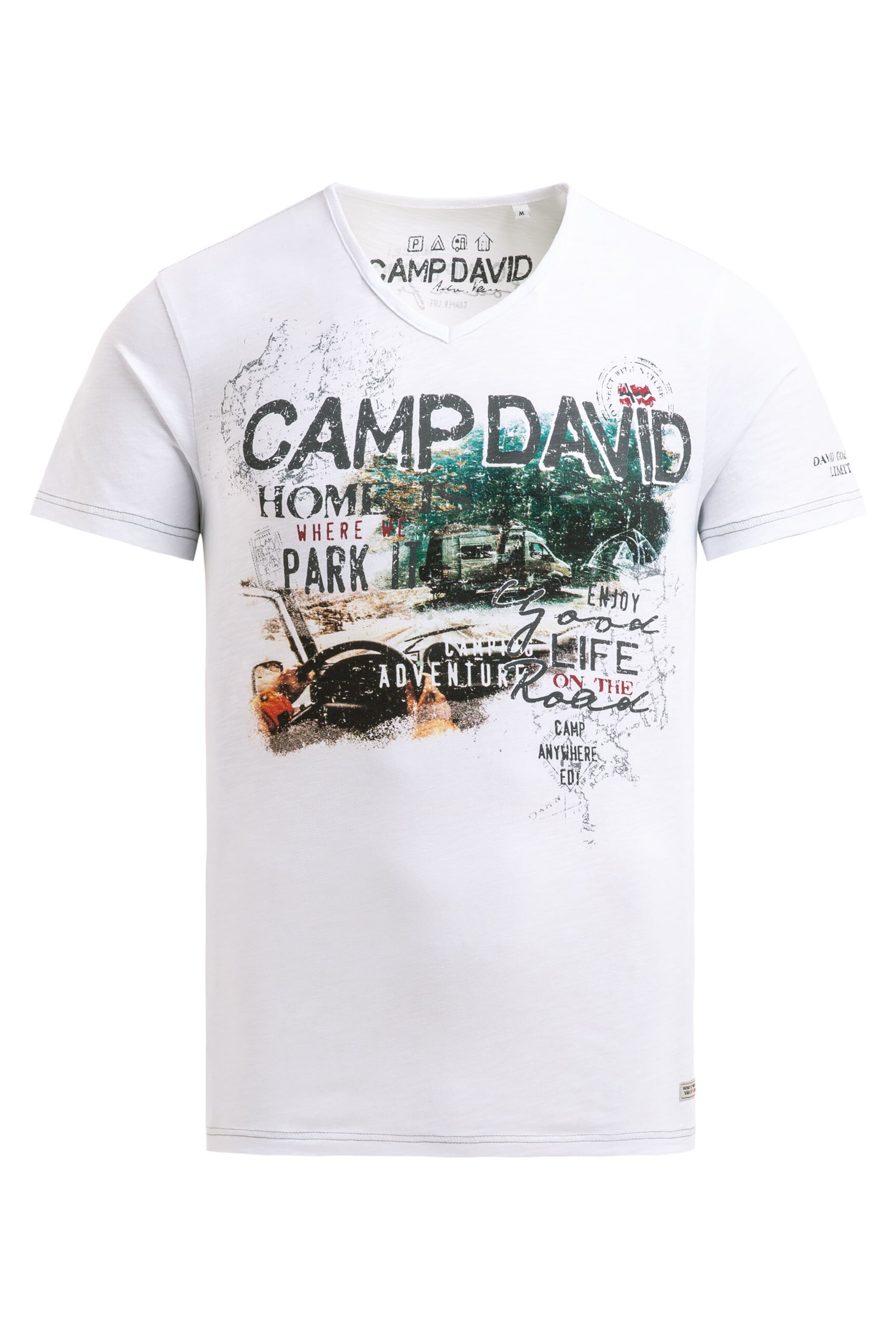 CAMP DAVID Футболка из шерсти белая
CAMP DAVID Футболка из шерсти белая