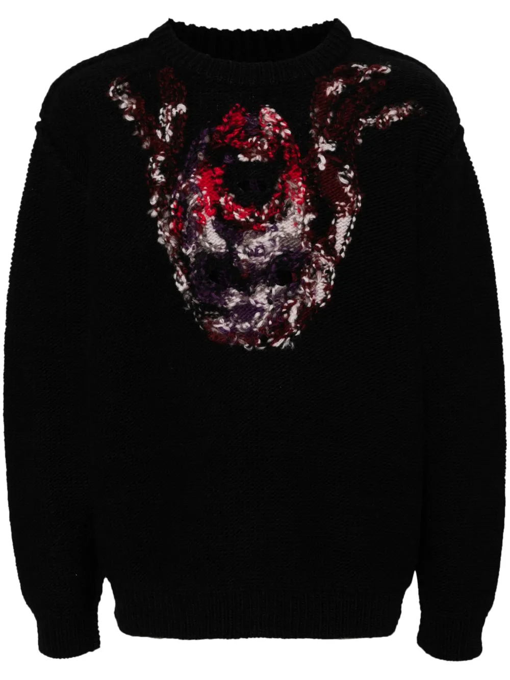 Шерстяной джемпер с вышивкой Doublet, черный
Шерстяной джемпер с вышивкой Doublet, черный