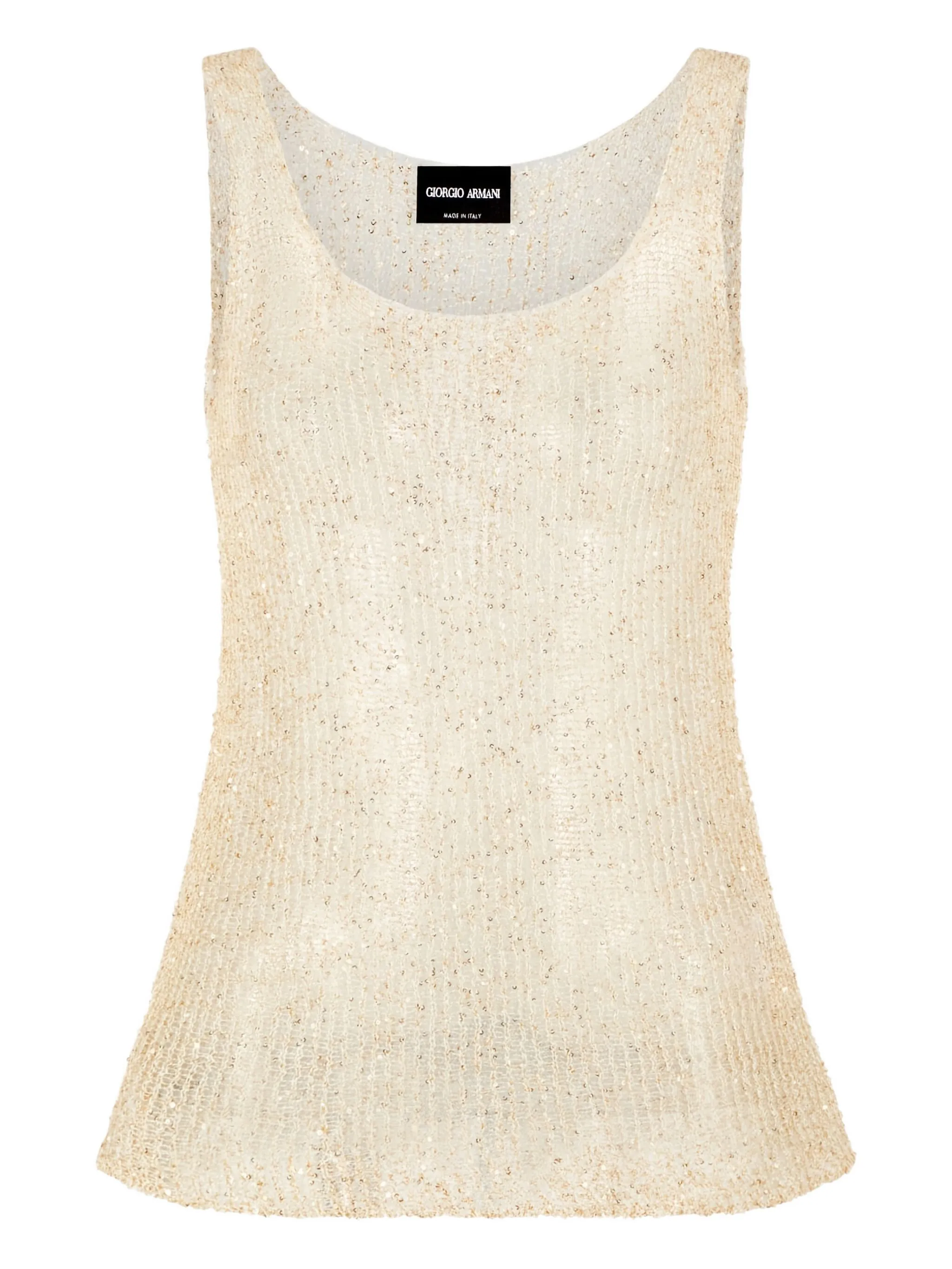 Топ с пайетками Giorgio Armani, кремовый
Топ с пайетками Giorgio Armani, кремовый