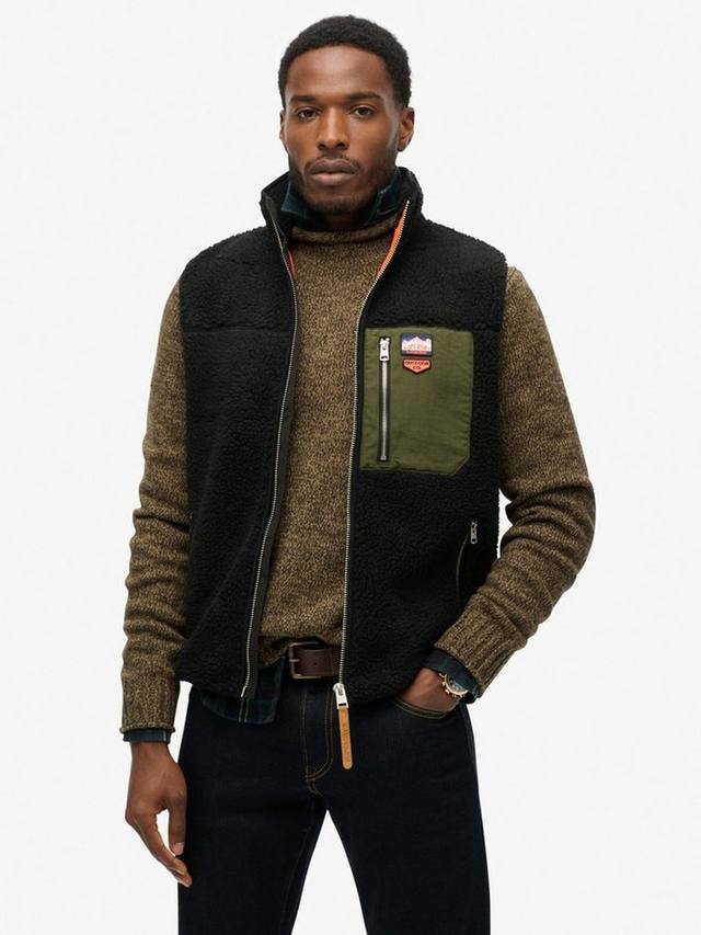 Винтажный ретро жилет из флиса Superdry, Black
Винтажный ретро жилет из флиса Superdry, Black