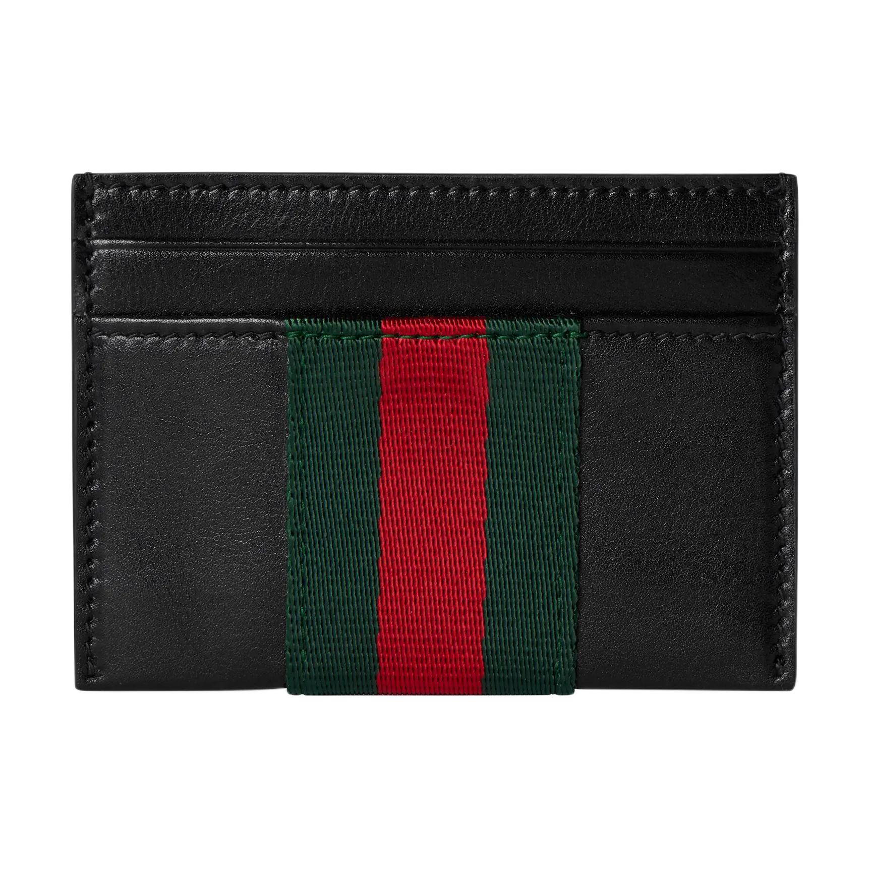 GUCCI Владелец карт TrademarkWeb из мягкой кожи для мужчин, черный
GUCCI Владелец карт TrademarkWeb из мягкой кожи для мужчин, черный