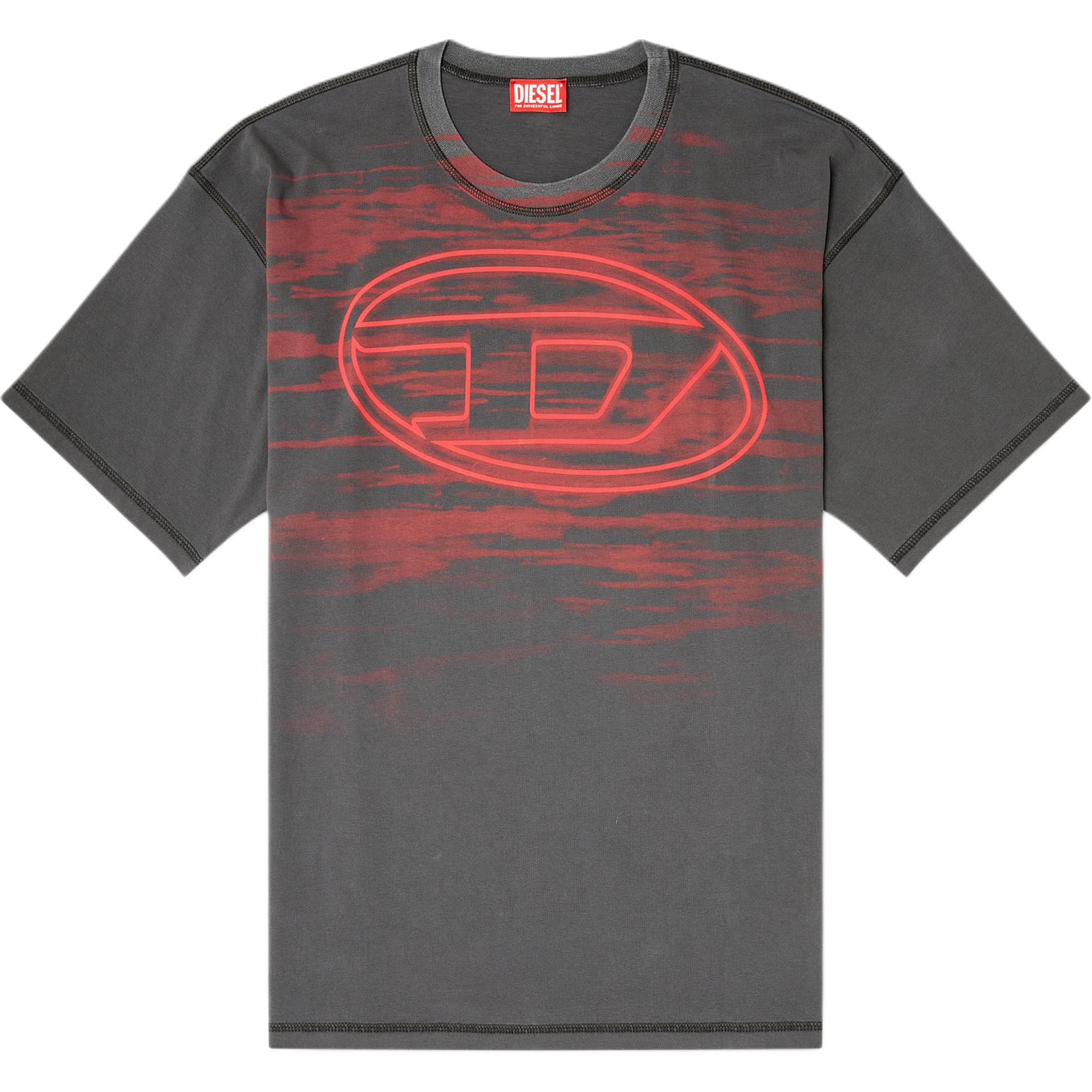 Футболка с принтом логотипа DIESEL, серый
Футболка с принтом логотипа DIESEL, серый