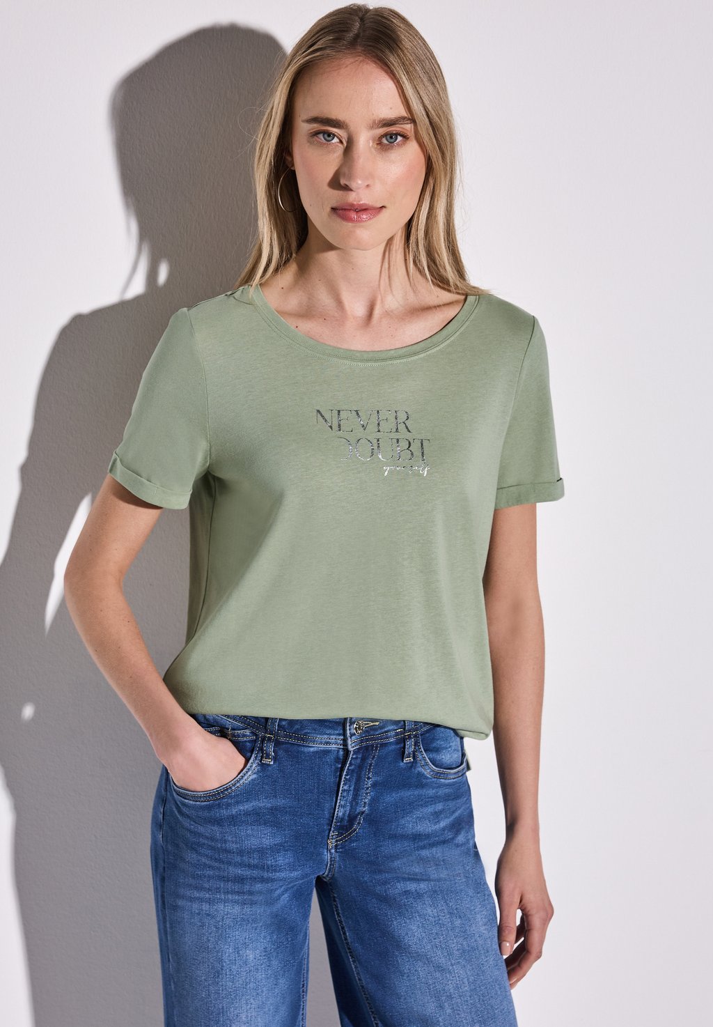 Футболка с принтом Street One, оливковый
Футболка с принтом Street One, оливковый