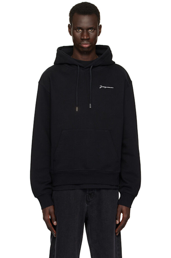 Черная толстовка с капюшоном «Вышитая толстовка» JACQUEMUS
Черная толстовка с капюшоном «Вышитая толстовка» JACQUEMUS