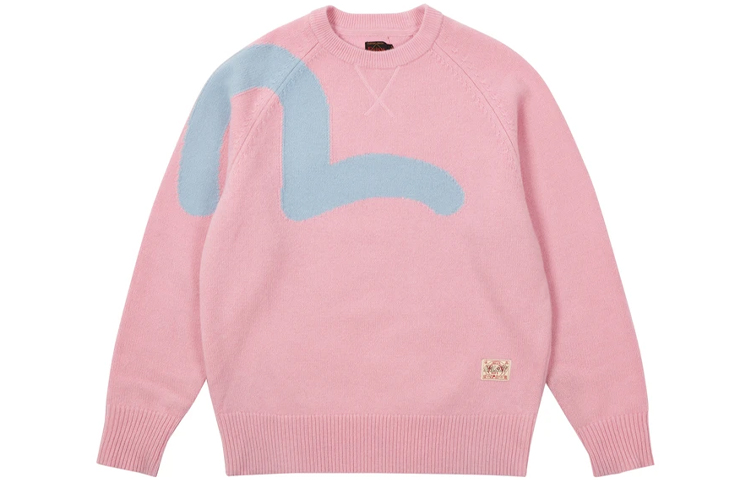 X Evisu вязаный свитер Seagull PALACE, розовый
X Evisu вязаный свитер Seagull PALACE, розовый
