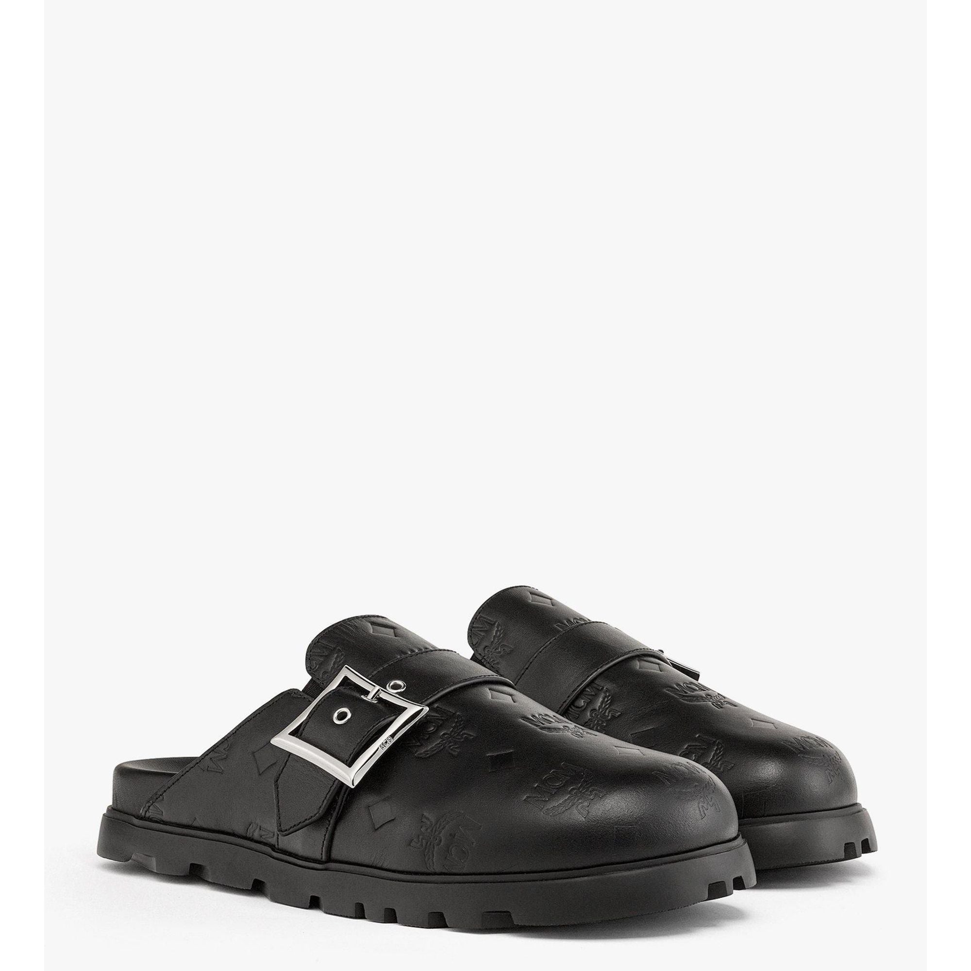 Плоские мюли Monogram из кожи MCM, черный
Плоские мюли Monogram из кожи MCM, черный